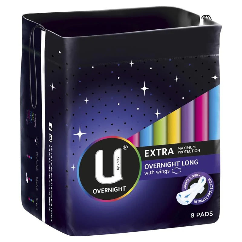 Maxi Pads Overnight Long 8 L228