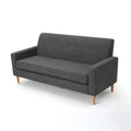 Grey 3-Seater Fabric Sofa O2752