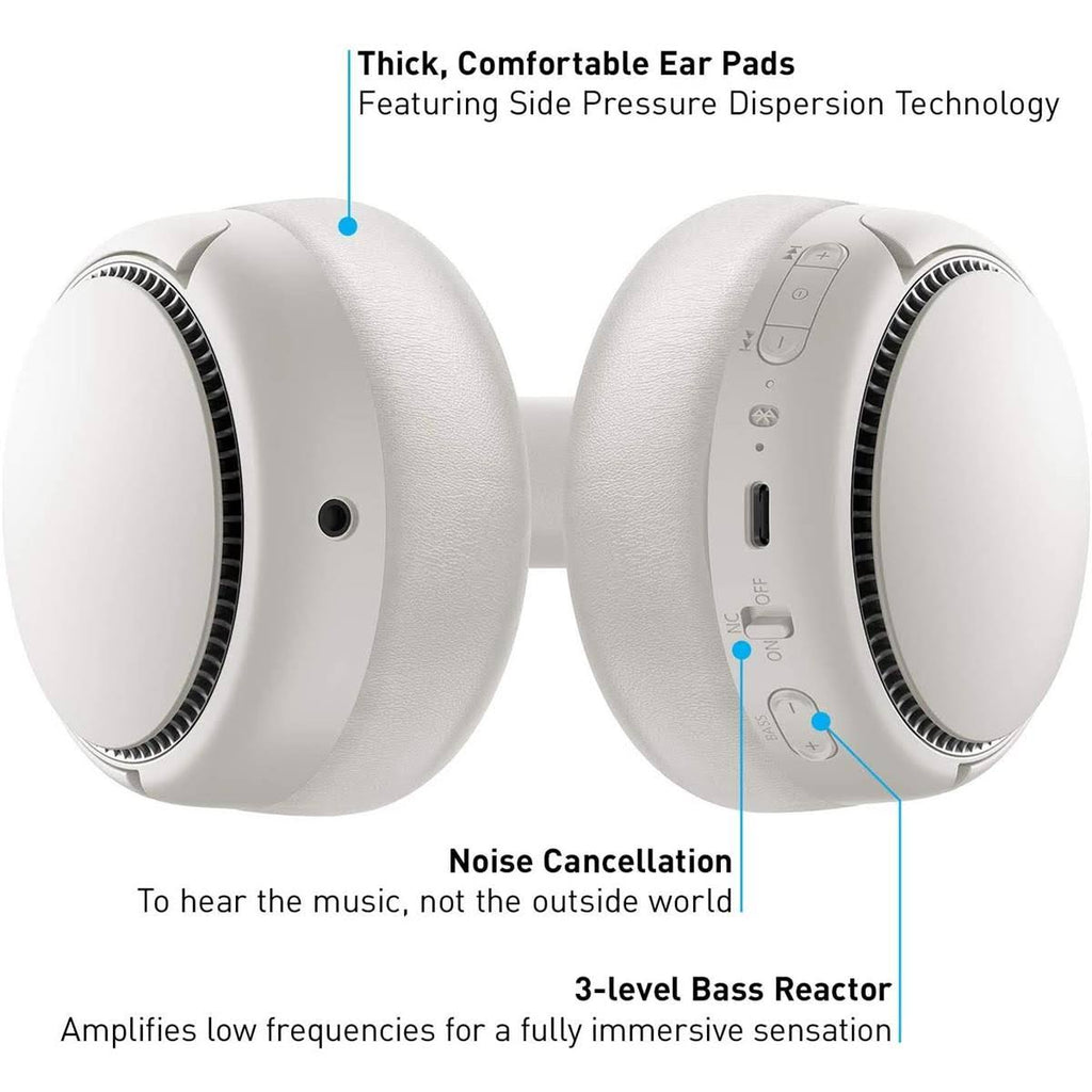 Sand Beige Noise-Canceling Wireless Over-Ear Headphones O3996