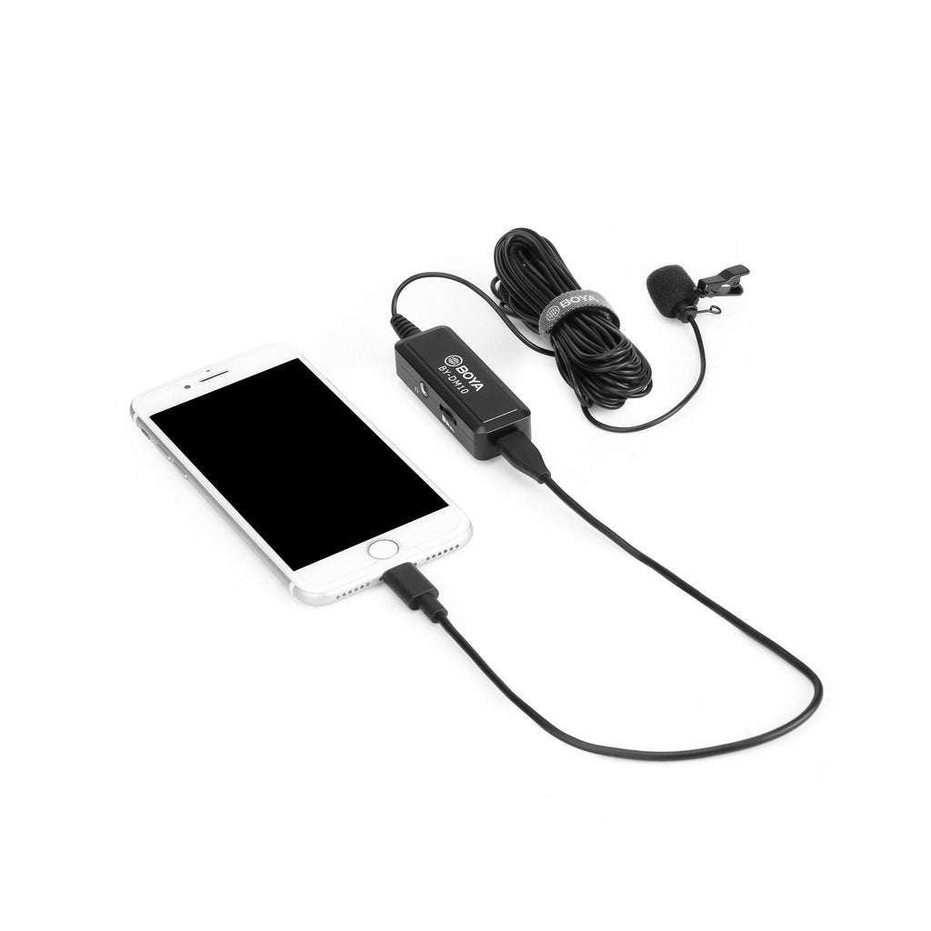 Digital Omnidirectional Lavalier Microphone with Lightning & USB Output Cables V219705