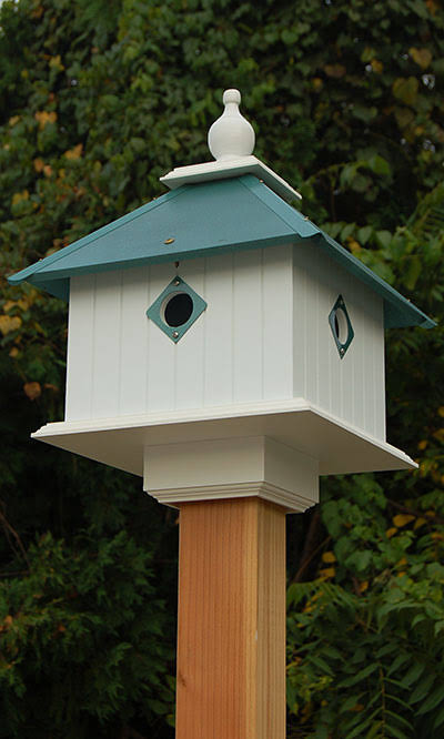 Verdigris Bird House C3652