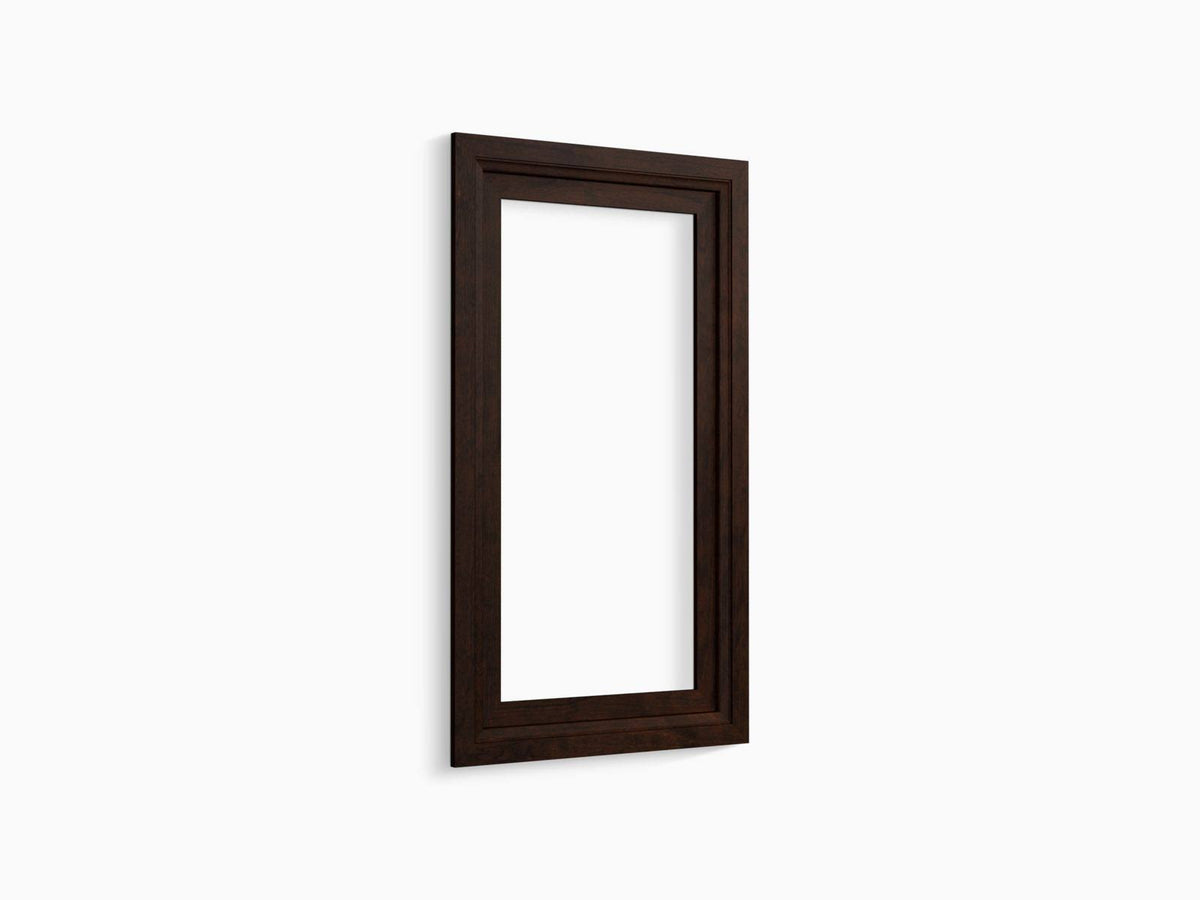 Claret Suede Damask Medicine Cabinet Surround, 15x22 Wide J848