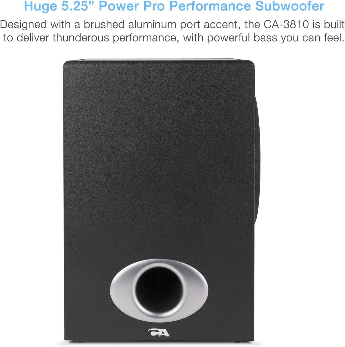 2.1 Subwoofer Speaker System, 80W, Pack of 2 H100075