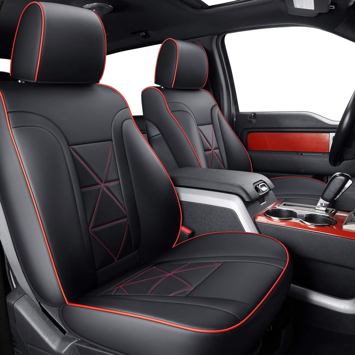 2 Front Seat Covers Black D987
