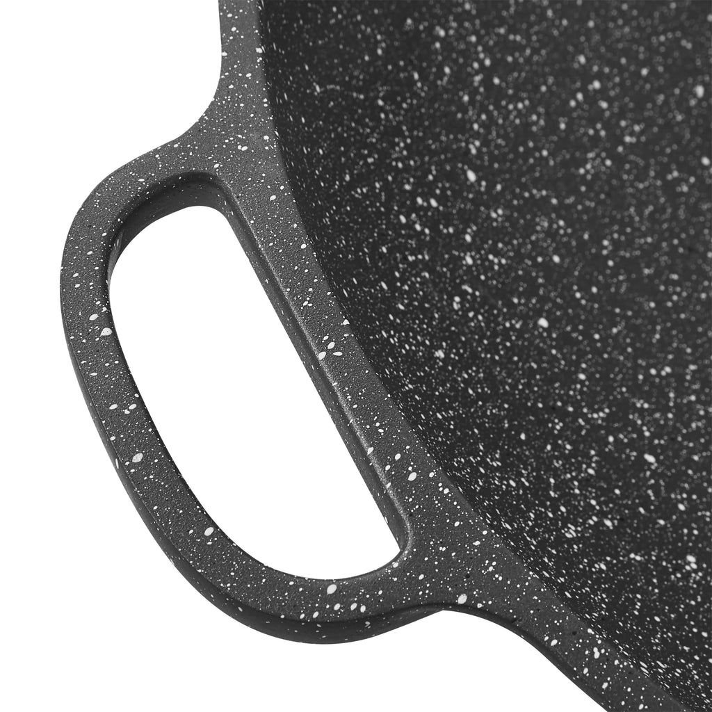 Charcoal Speckle 14-Inch Cast Aluminum Wok B30207