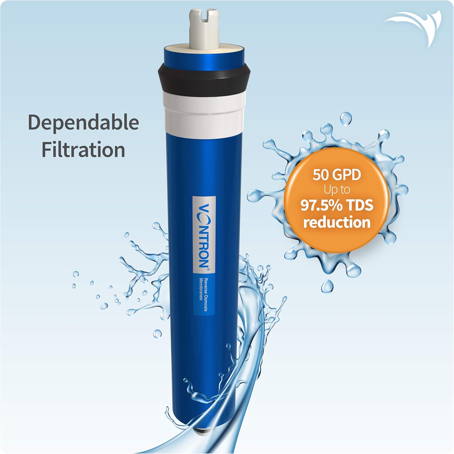 RO Membrane 100 GPD Reverse Osmosis Water Filter Replacement Cartridge S778