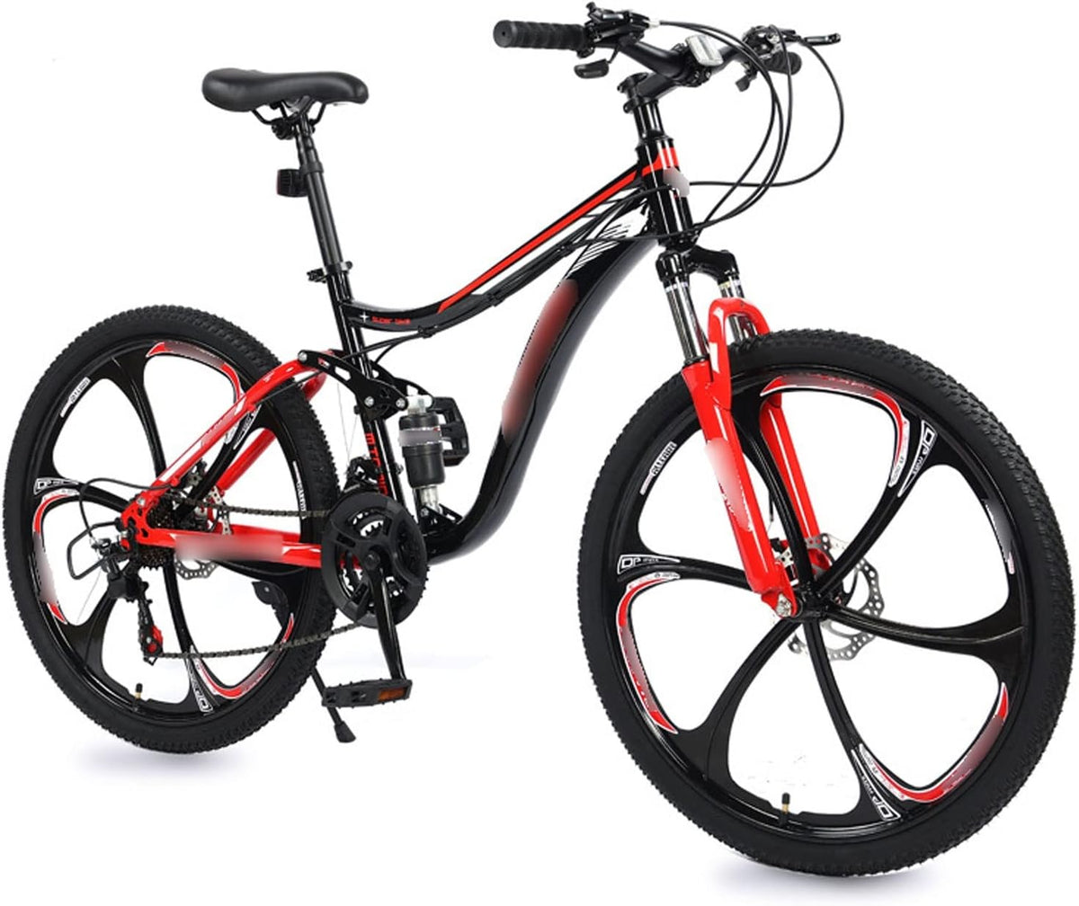 Mountain Bike Folding Bicycle Disc Brake Variable Speed Soft Tail U671814