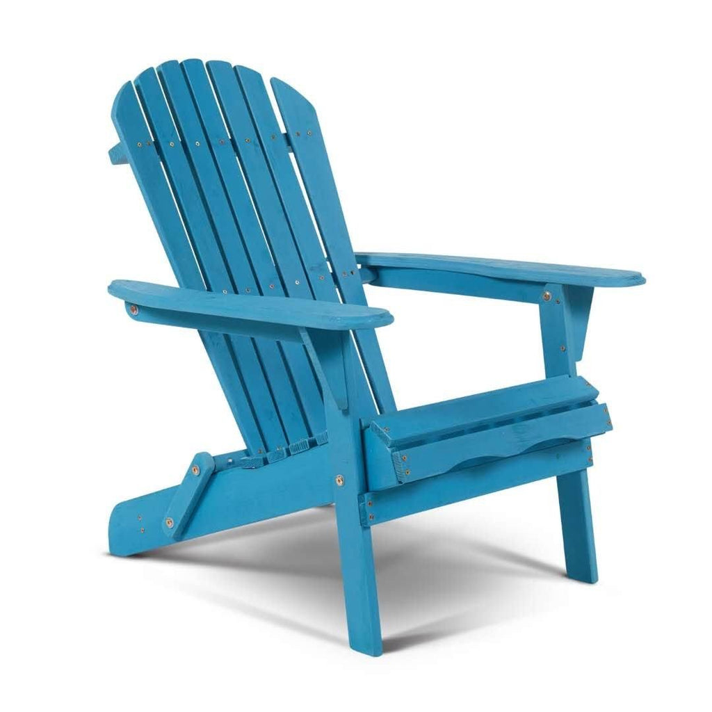 Sky Blue Adirondack Chair Conversation Set of 5 E261934