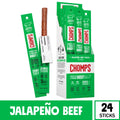 Grass Fed Beef Jerky Sticks, Jalapeno, 24ct 1.15oz X222687