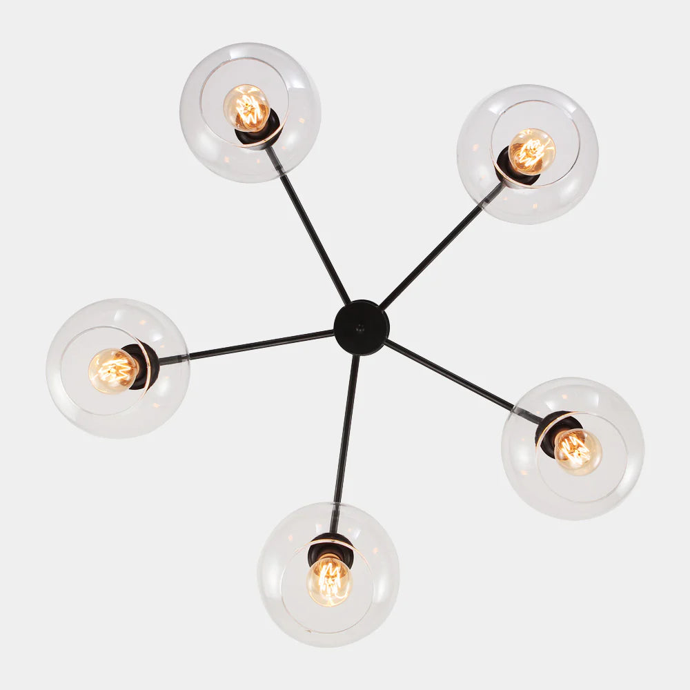 5-Light Dimmable Sputnik Sphere Chandelier O569361