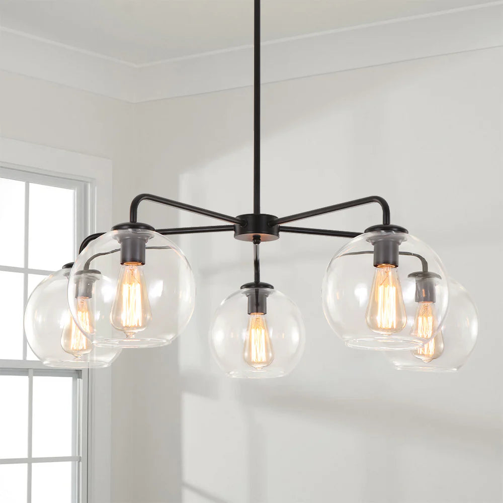 5-Light Dimmable Sputnik Sphere Chandelier O569361