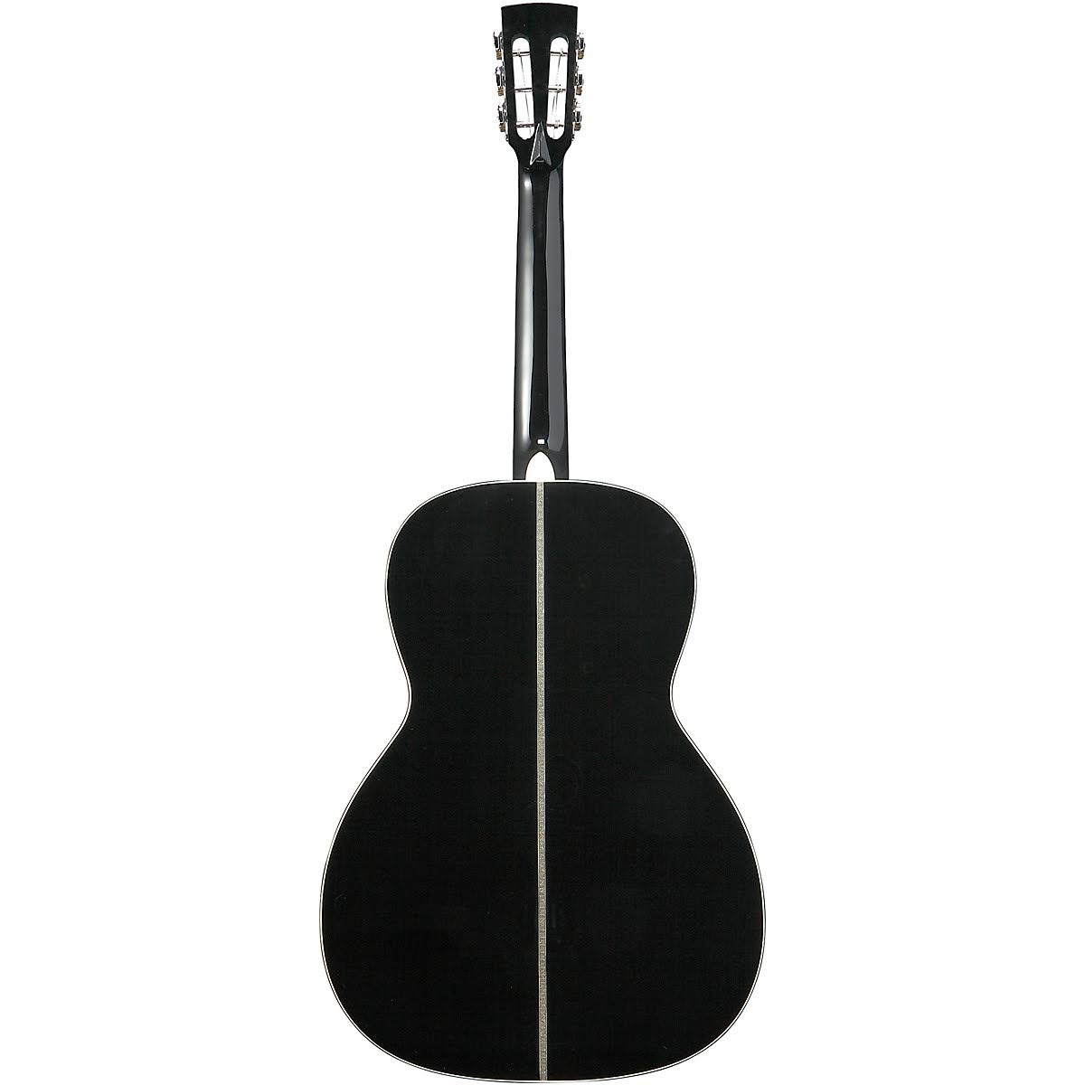Black Grand Concert Acoustic Guitar V202