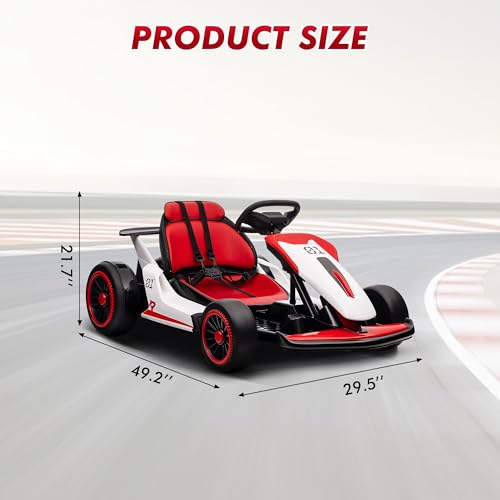 24V Electric Go Kart Drifting Car Battery Powered Ride on with Powerful Motor I772
