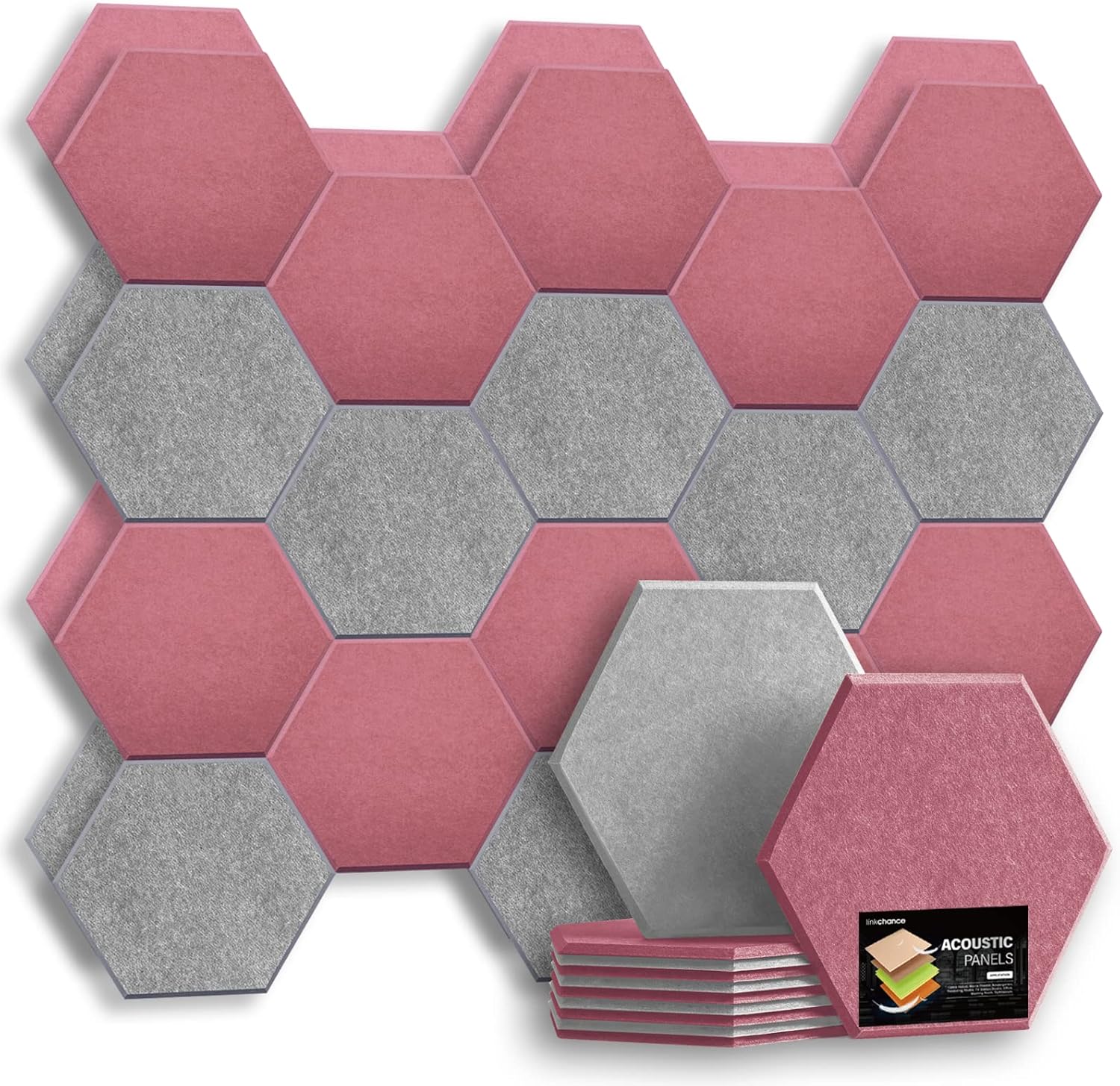 White 12 Pack Acoustic Panels F350