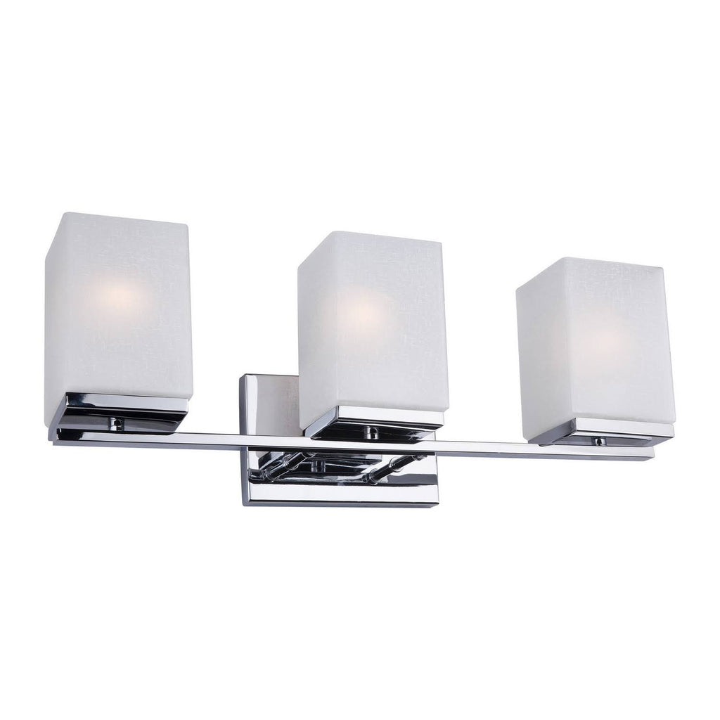 3-Light Chrome Bath Light G968