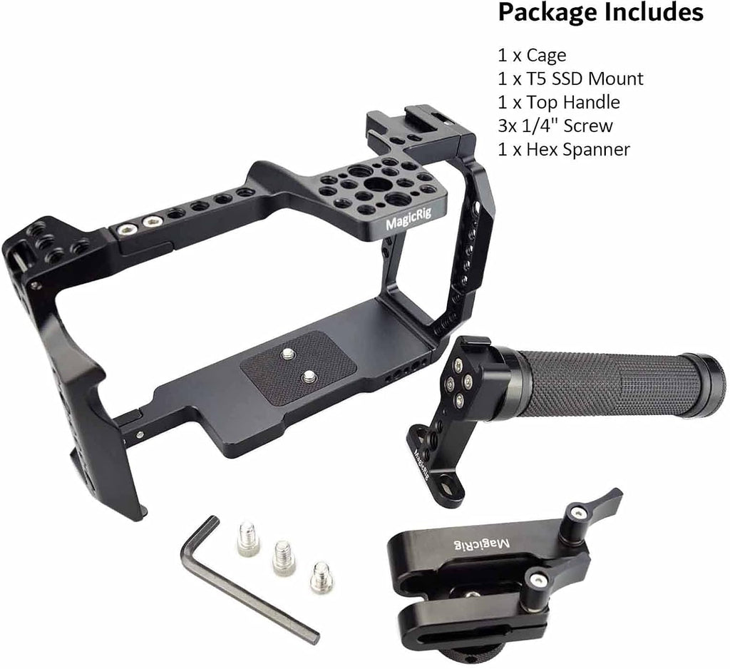 Camera Cage Kit with Top Handle and T5 SSD Mount A58492