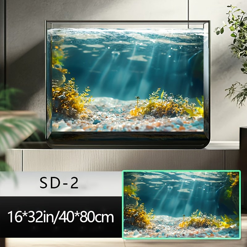 3D Aquarium Background Sticker Q18426