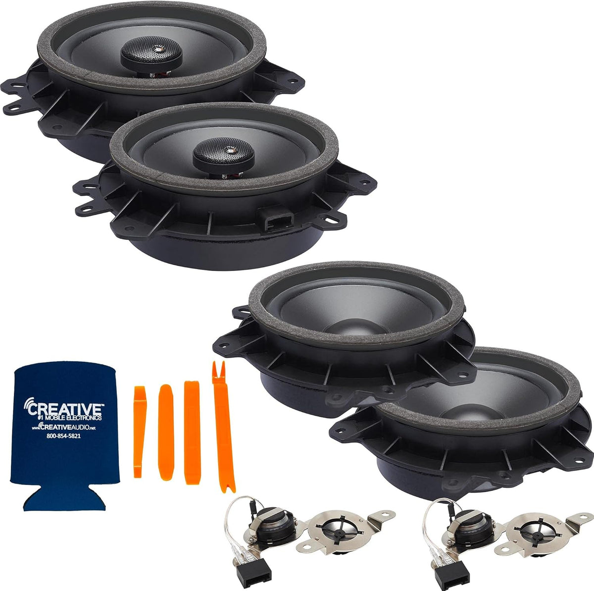 Direct Replacement Speakers with Front Tweeters D64291