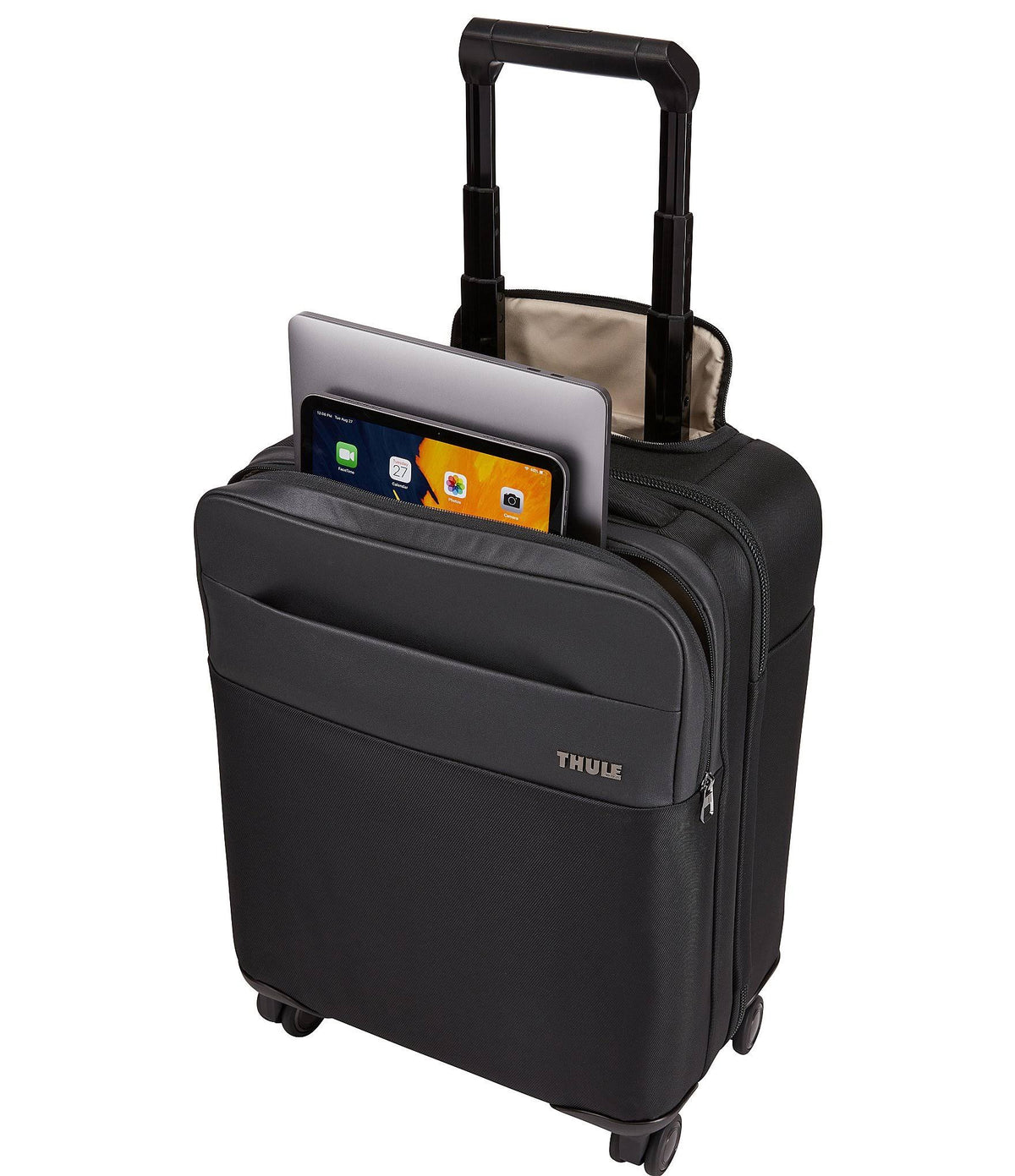 Compact Carry on Spinner Black U8759