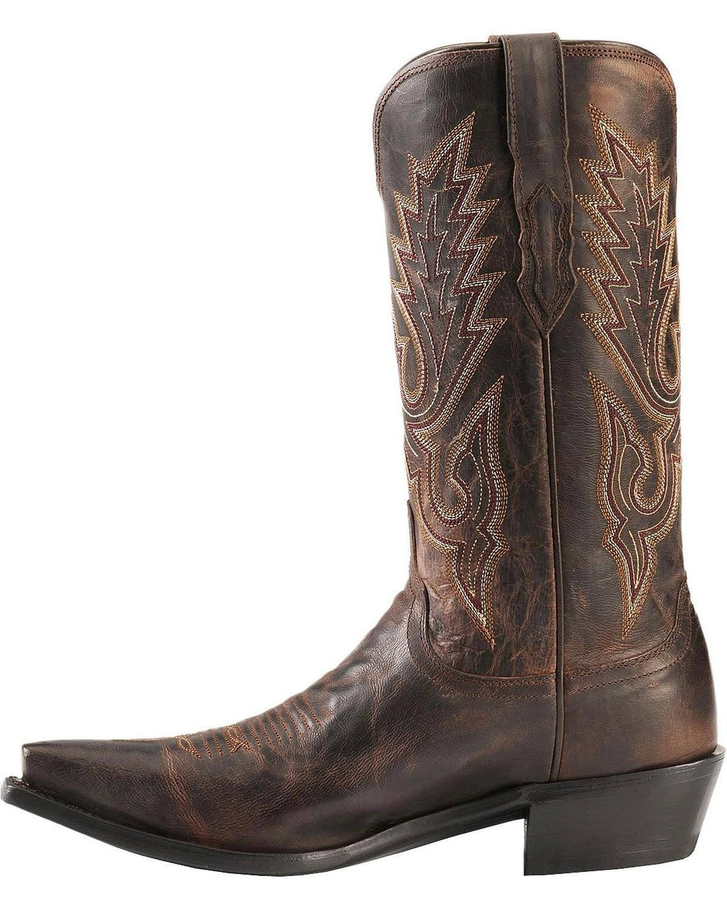 Chocolate Madras Goat Cowboy Boots T771