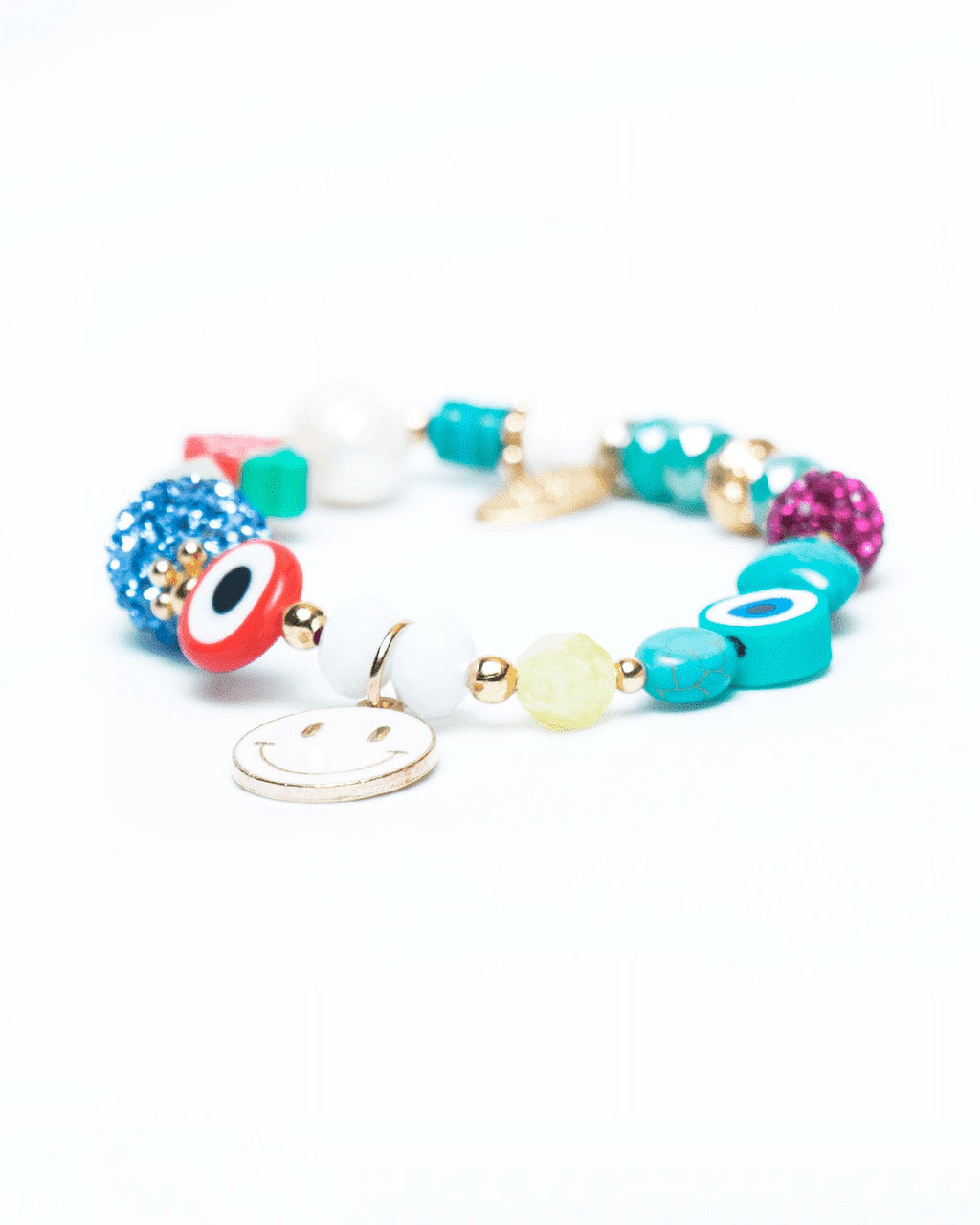 Red Murano Nazar Elastic Bracelet K9127