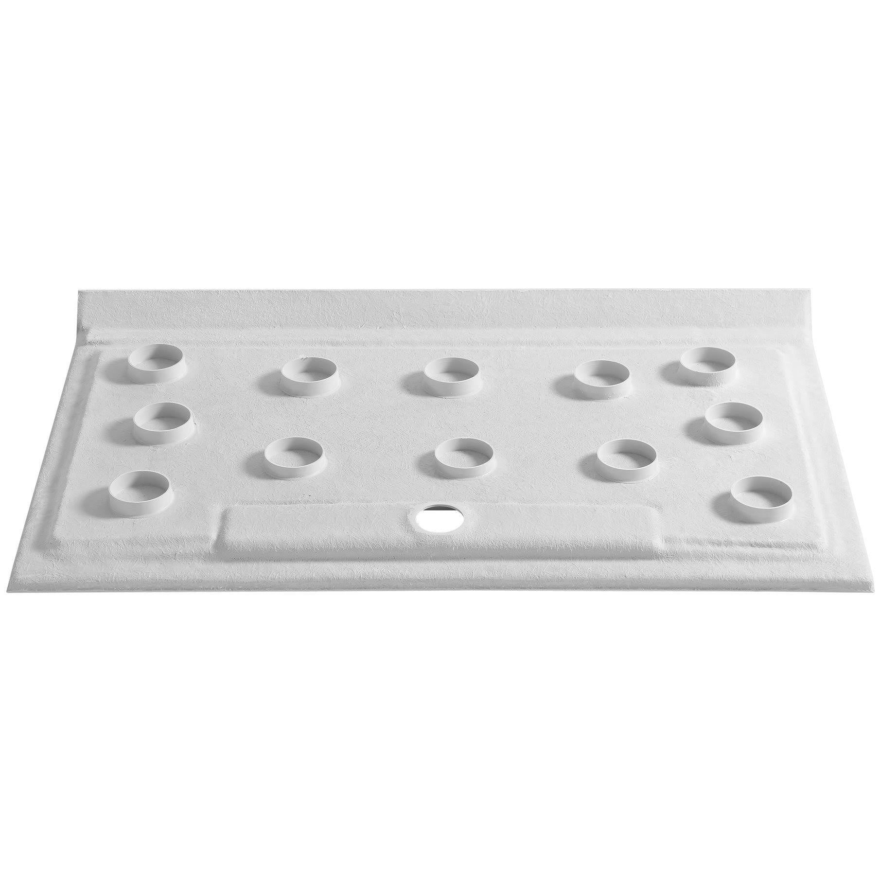 White 60 in. x 36 in. Shower Base D6859