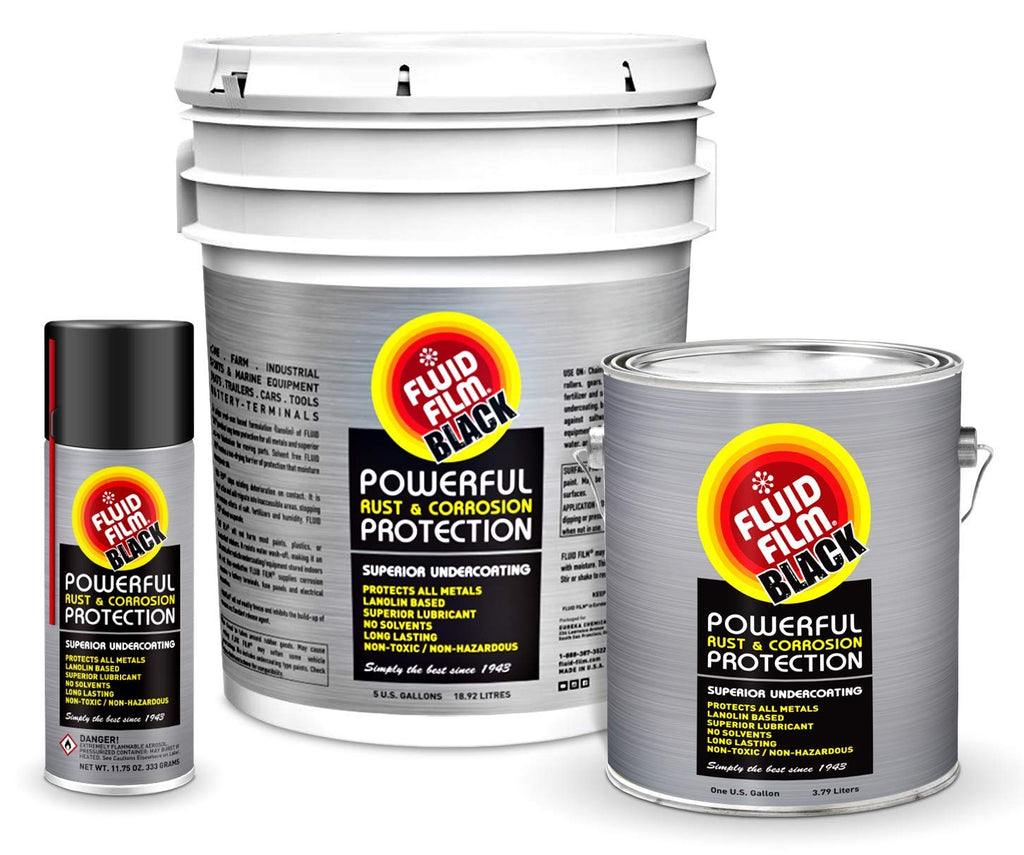 Black 6 Aerosol Cans Corrosion Prevention Penetrant Lubricant Undercoating Q560