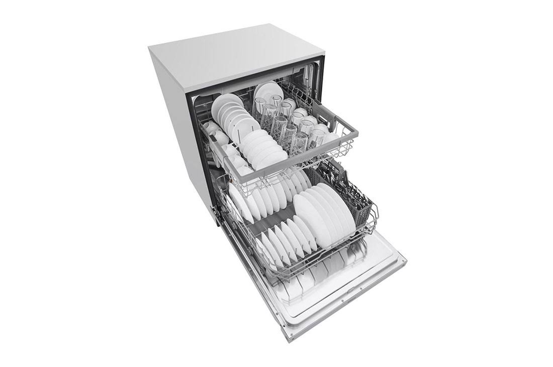 Stainless Front Control Smart Wi-Fi Enabled Dishwasher with Quadwash Q454