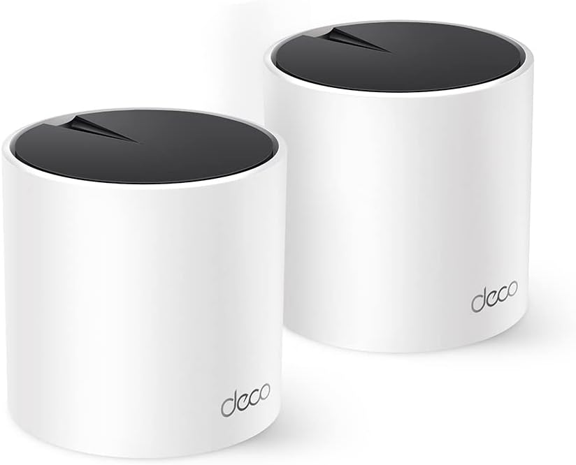TP-Link Deco AX3000 WiFi 6 Mesh System (Deco X55) - Covers up to 6500 Sq.Ft. , Replaces Wireless Router and Extender, 3 Gigabit ports per unit, supports Ethernet Backhaul (3-pack) J941627