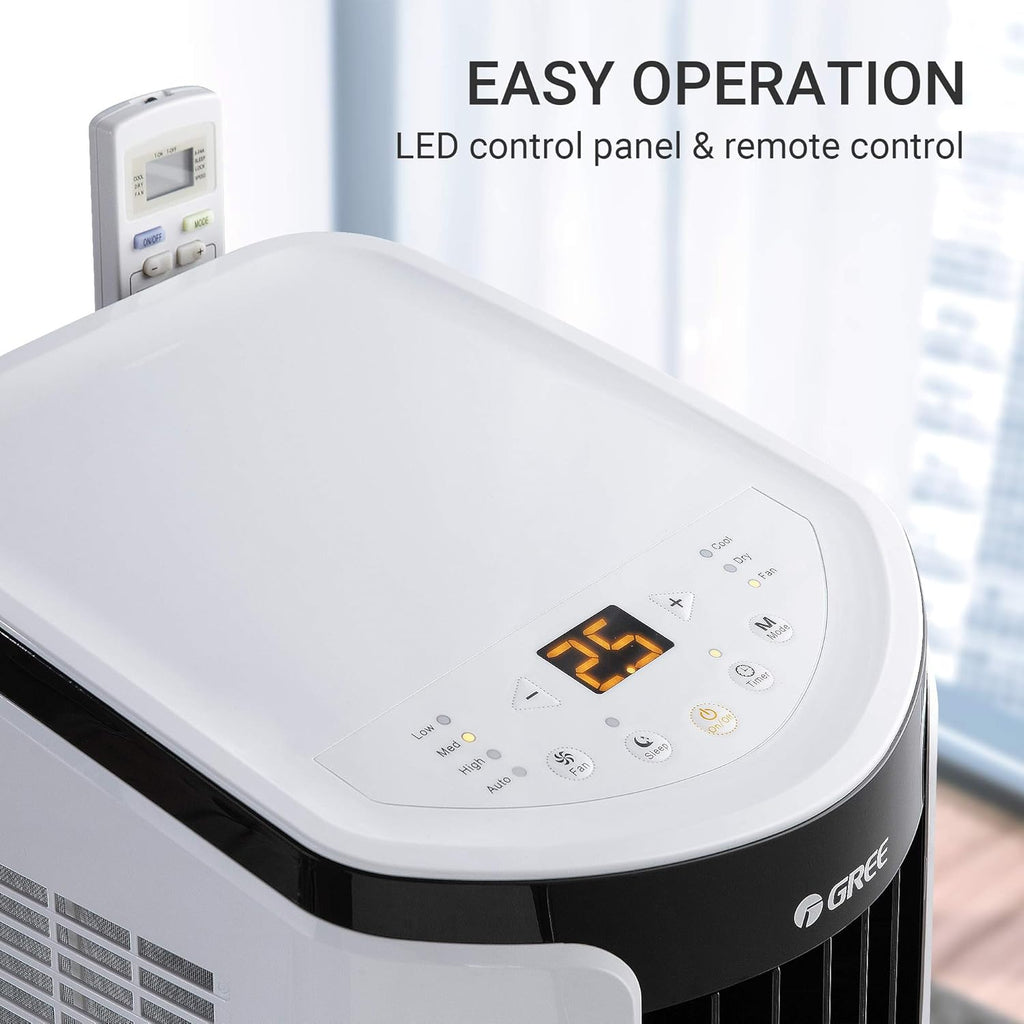 Portable Air Conditioner 10,000 BTU with Remote Control, 3 in 1 Cooling, Dehumidification, Fan F511731