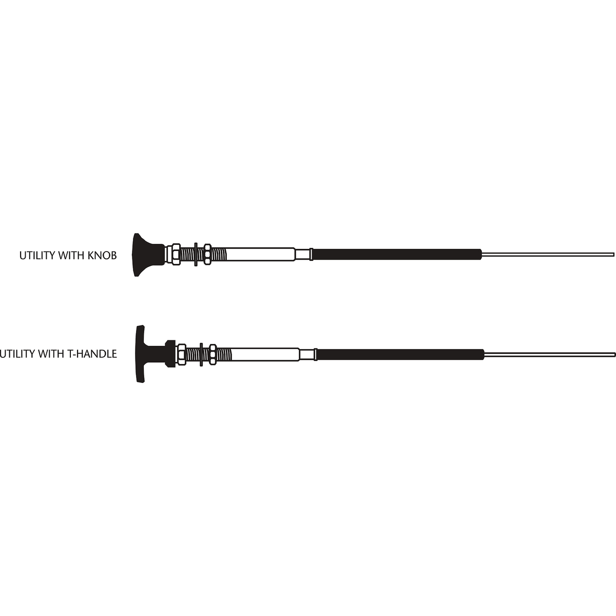 Cable Knob T Hand S36407