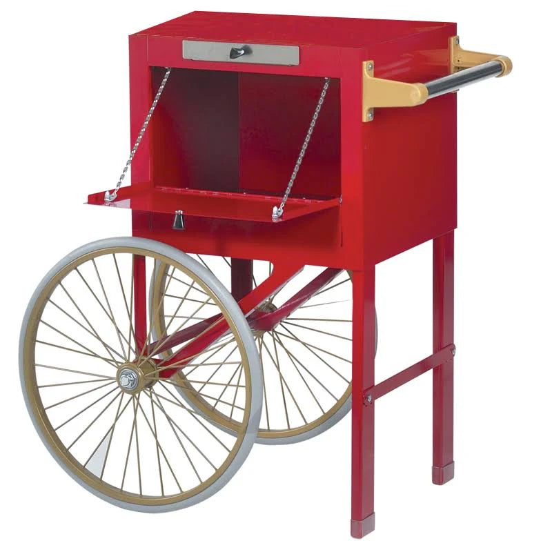 Red 18x22 Popcorn Cart with Door F906