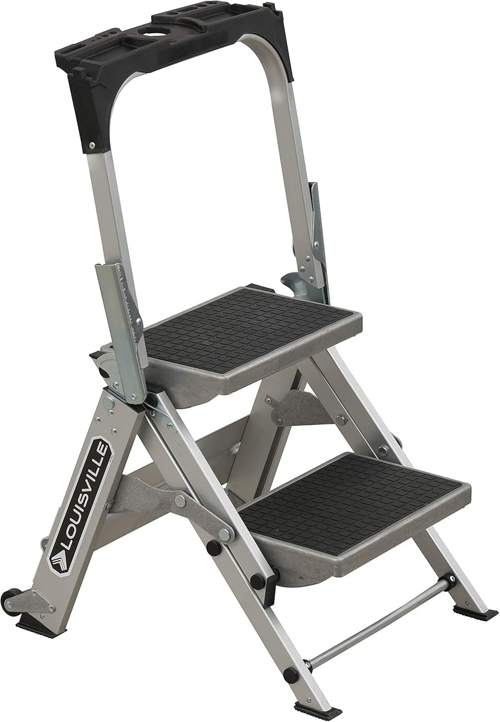 3-Foot Step Stool, 300-Pound Capacity, Silver Q219209