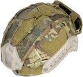 Tactical Helmet Cover with Battery Rear Pouch for Fast Helmet Size M - 500D Nylon P2202