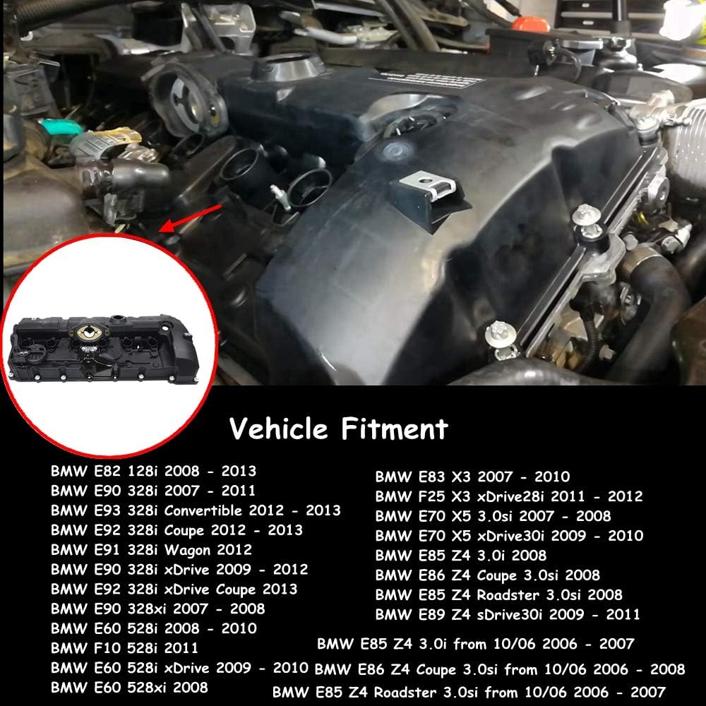 Engine Valve Cover with Gaskets & Bolts A490