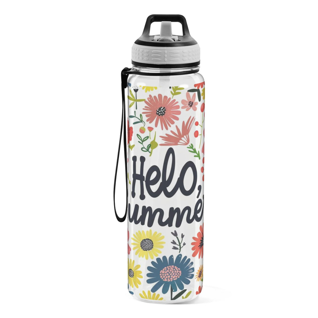 32oz Leakproof Tritan Sports Water Bottle with Straw B422