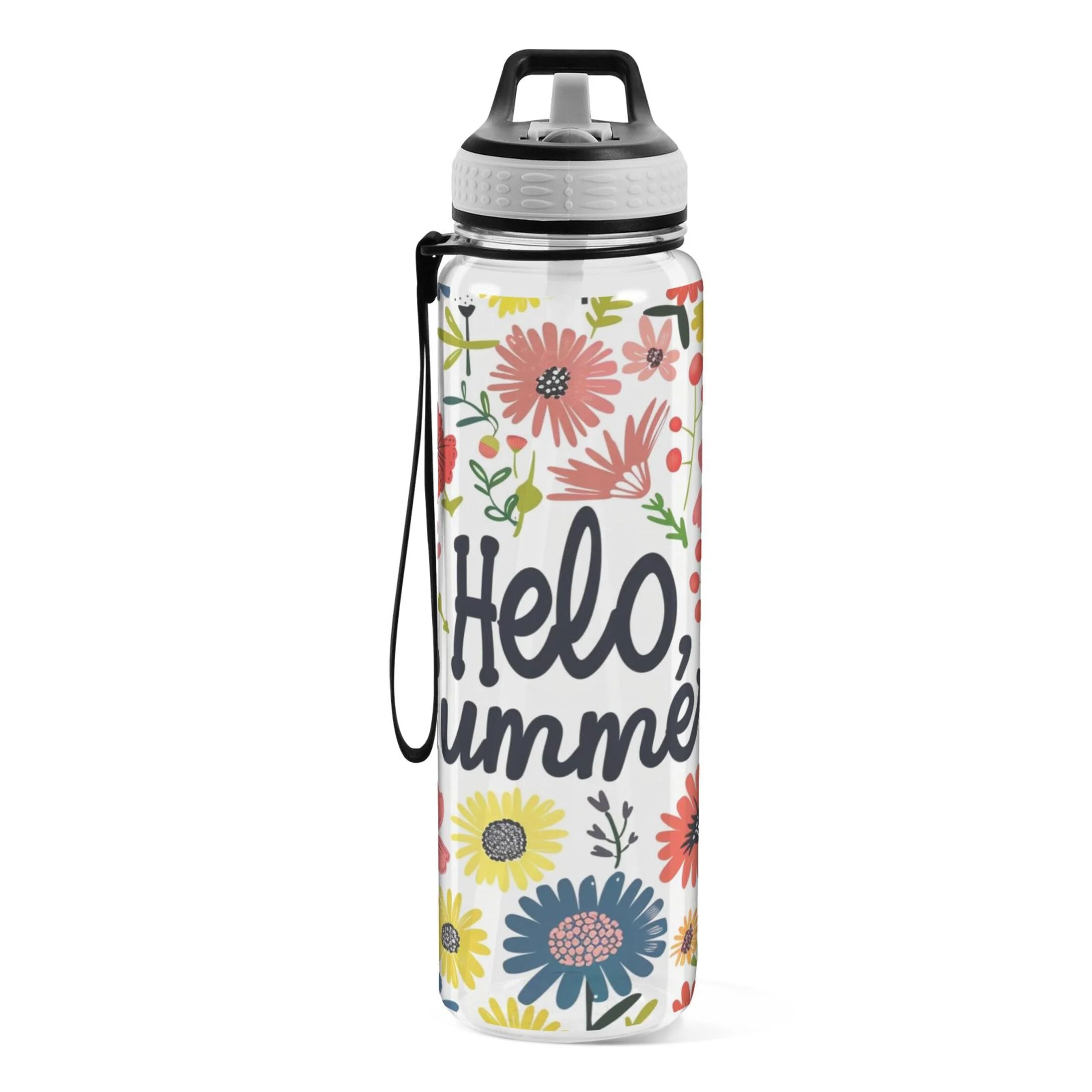 32oz Leakproof Tritan Sports Water Bottle with Straw B422