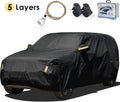 Waterproof All Weather Car Cover with Fleece Lined Lock F368