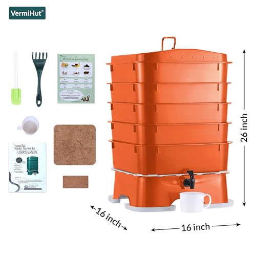 Dark Green Worm Composter S1295