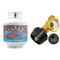 20 Pound Steel Propane Tank Cylinder with Type 1 Valve, White F467