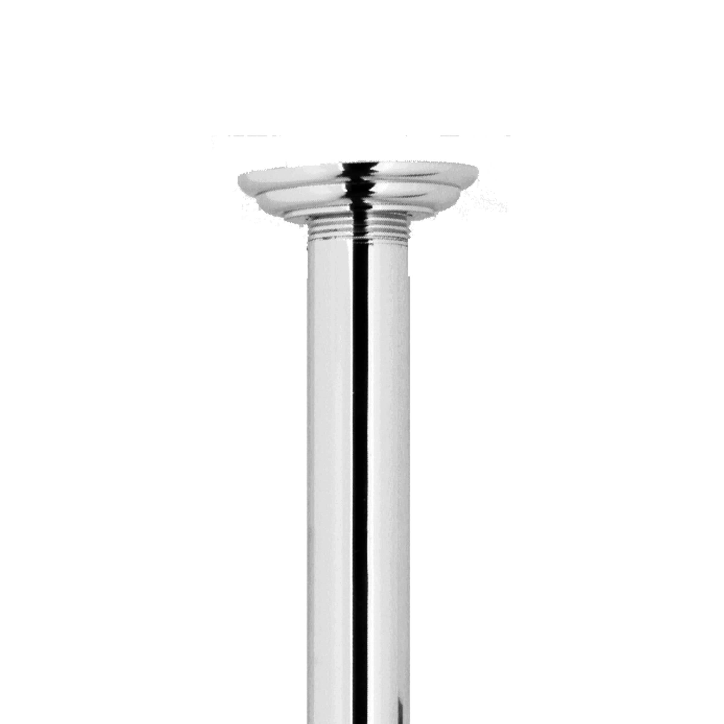 Satin Nickel Ceiling Mount Arm & Flange Y152