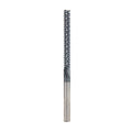 Solid Carbide Fiberglass and Composite Cutting 1/4 Dia x 2-1/8 x 1/4 Shank AlTiN Coated Mill End W931227