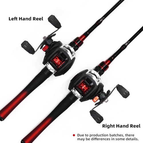 Fishing Rod and Reel Combo Baitcasting Baitcast Reel 5 Foot Fiberglass Telescopic Rod with Fishing Line T59746