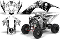 Reaper White ATV Graphics Kit Sticker Decal I90389