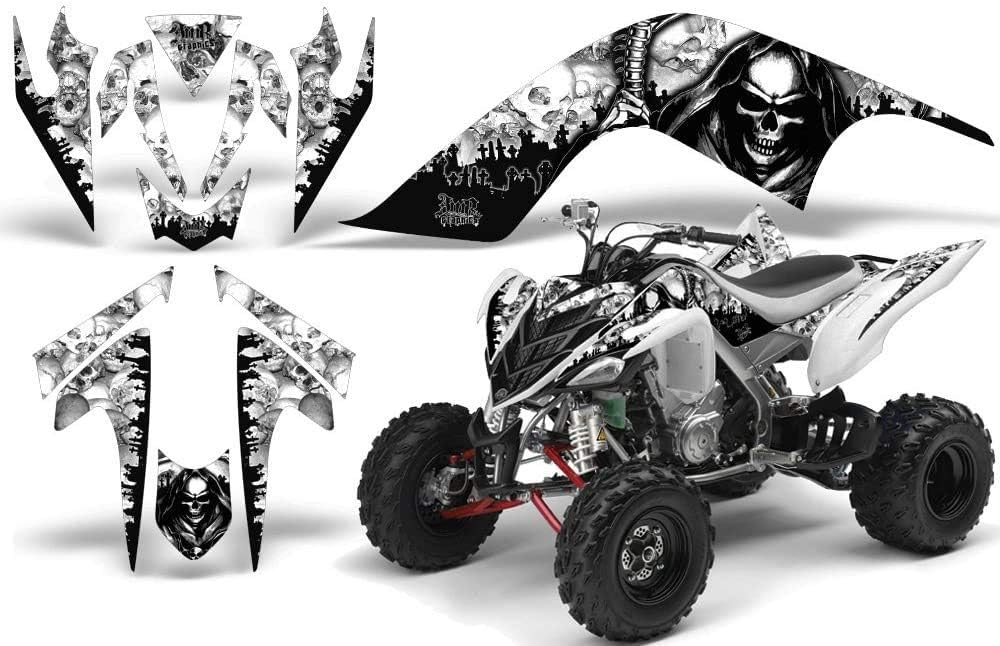 Reaper White ATV Graphics Kit Sticker Decal I90389