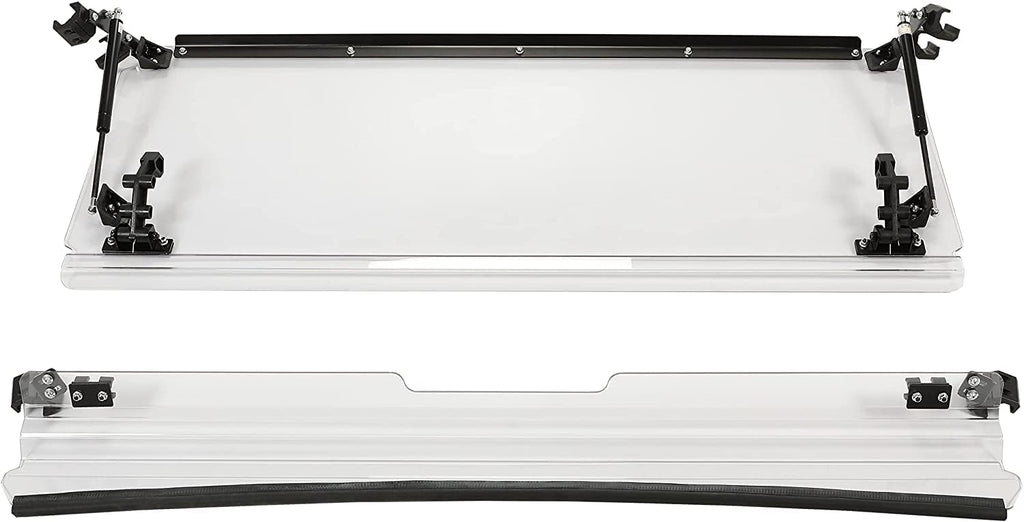 3-IN-1 Front Windscreen Folding Down Flip Clear Vented J53028