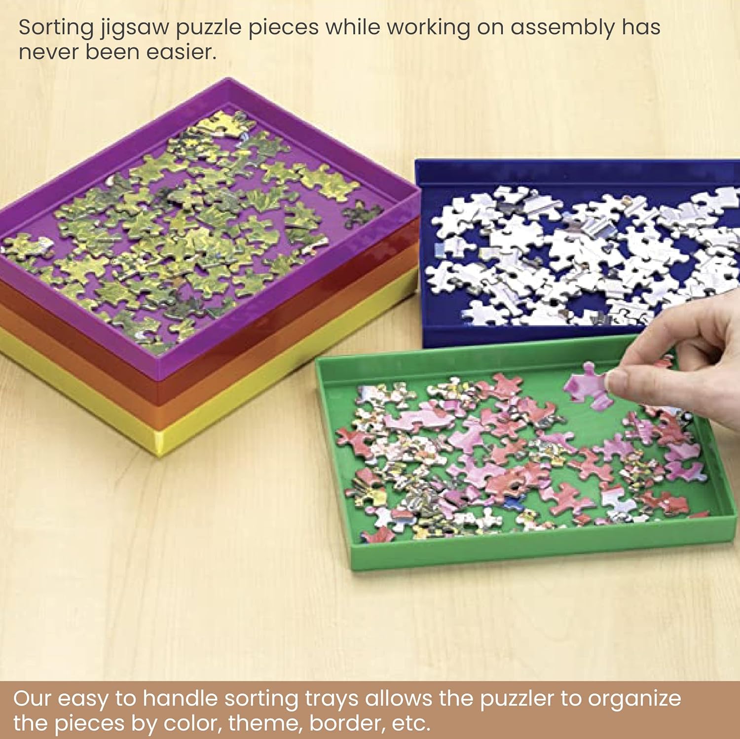 Stackable Sorting Trays - Pack of 6 C1206