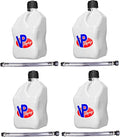 5-Gallon White Square Utility Container with Standard Hose (4 Pack) P92893