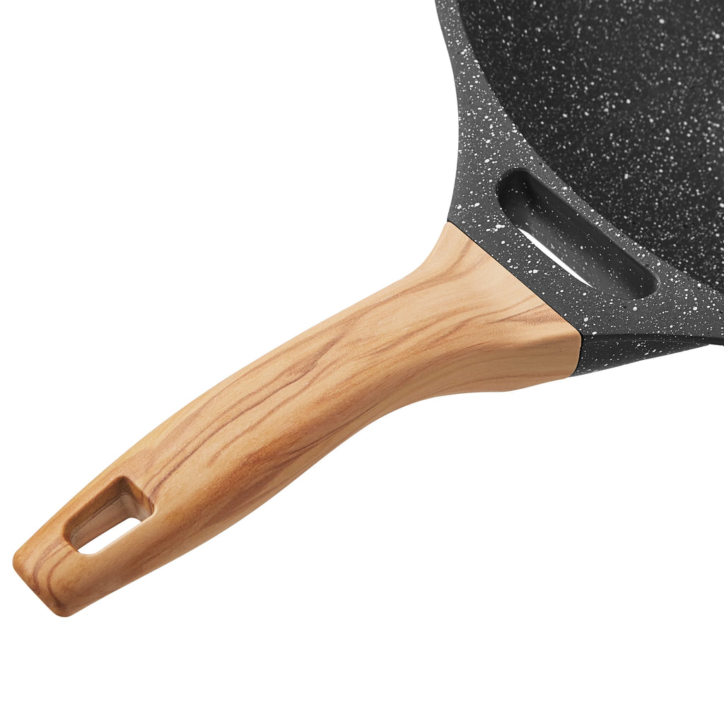 Charcoal Speckle 14-Inch Cast Aluminum Wok B30207