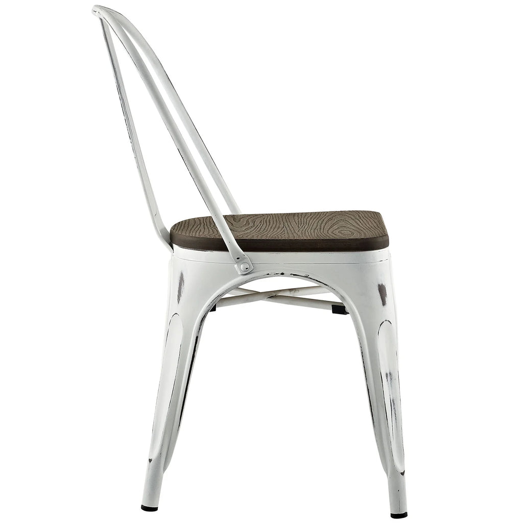 White Metal Dining Chair M708984